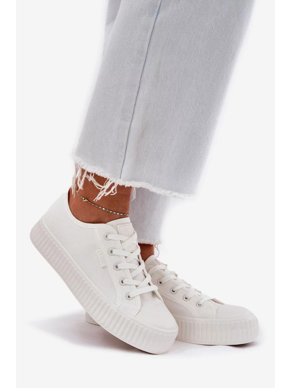 BIG STAR SHOES Дамски платнени маратонки на платформа Big Star