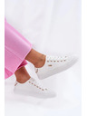 BIG STAR SHOES Дамски бели платнени маратонки Big Star