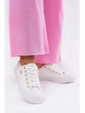 BIG STAR SHOES Дамски бели платнени маратонки Big Star