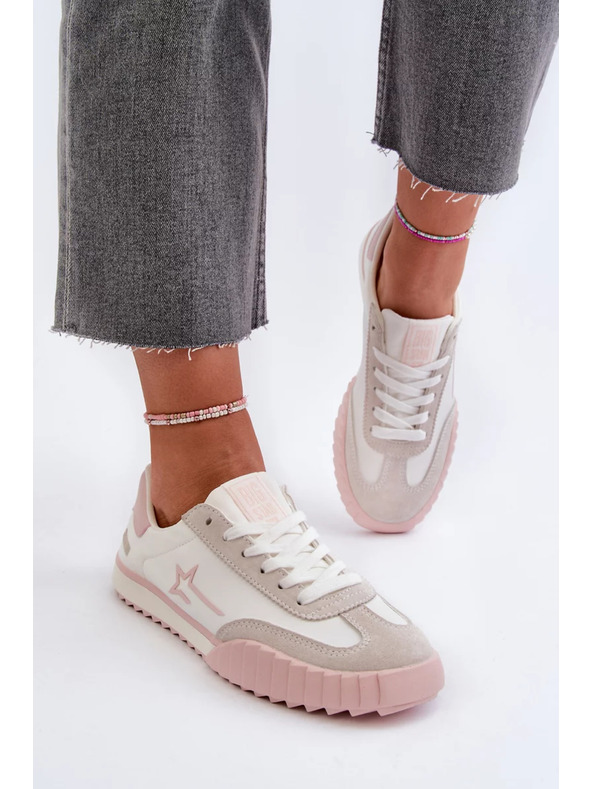 BIG STAR SHOES Дамски ниски маратонки Big Star Розови