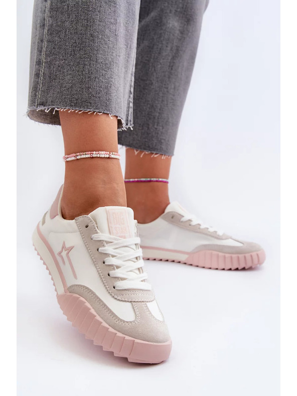 BIG STAR SHOES Дамски ниски маратонки Big Star Розови