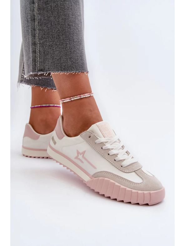 BIG STAR SHOES Дамски ниски маратонки Big Star Розови