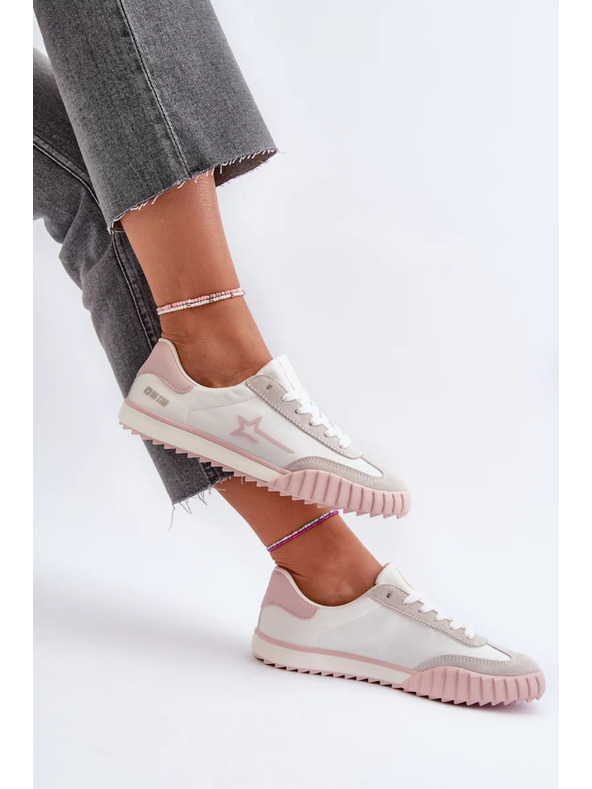 BIG STAR SHOES Дамски ниски маратонки Big Star Розови