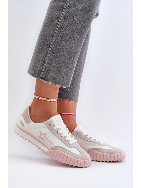 BIG STAR SHOES Дамски ниски маратонки Big Star Розови