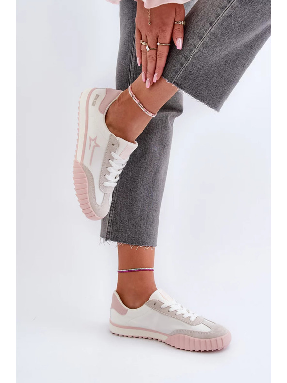 BIG STAR SHOES Дамски ниски маратонки Big Star Розови