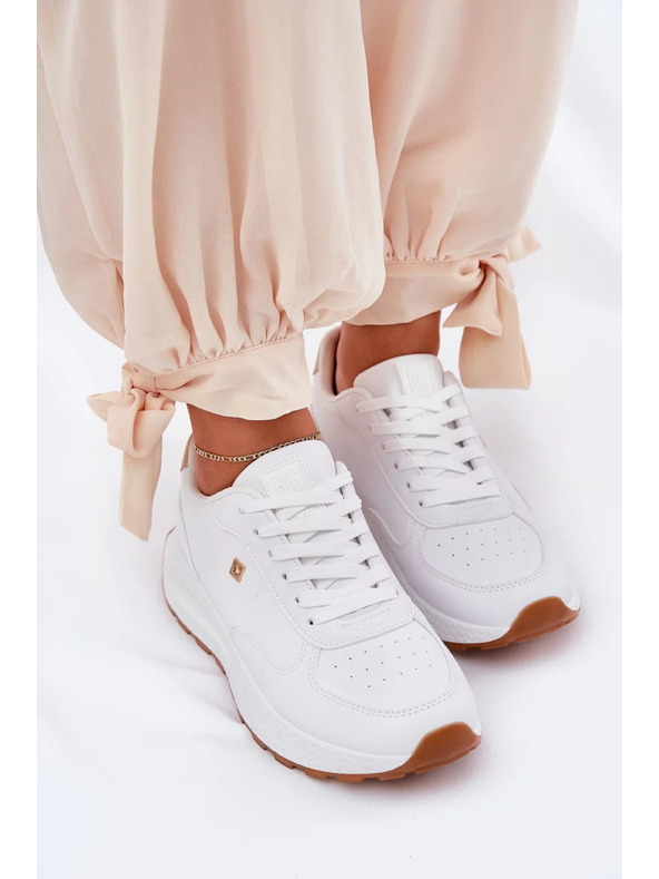 BIG STAR SHOES Дамски стилни обувки Big Star HI-POLY SYSTEM – бели