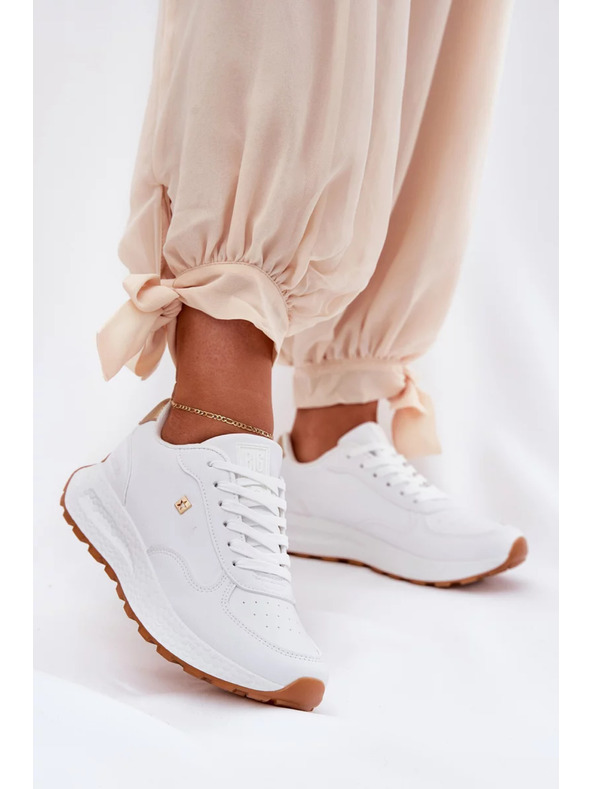 BIG STAR SHOES Дамски стилни обувки Big Star HI-POLY SYSTEM – бели