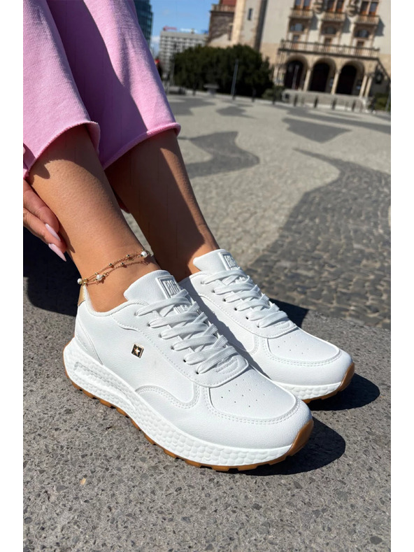 BIG STAR SHOES Дамски стилни обувки Big Star HI-POLY SYSTEM – бели