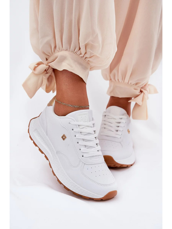 BIG STAR SHOES Дамски стилни обувки Big Star HI-POLY SYSTEM – бели