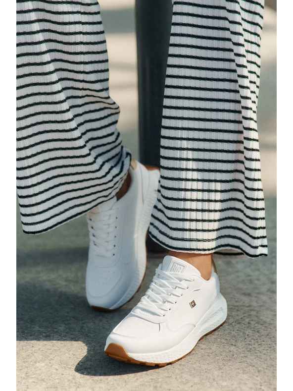 BIG STAR SHOES Дамски стилни обувки Big Star HI-POLY SYSTEM – бели