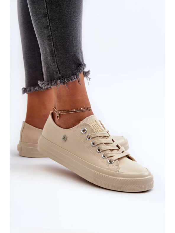 BIG STAR SHOES Класически дамски маратонки Big Star - Бежови