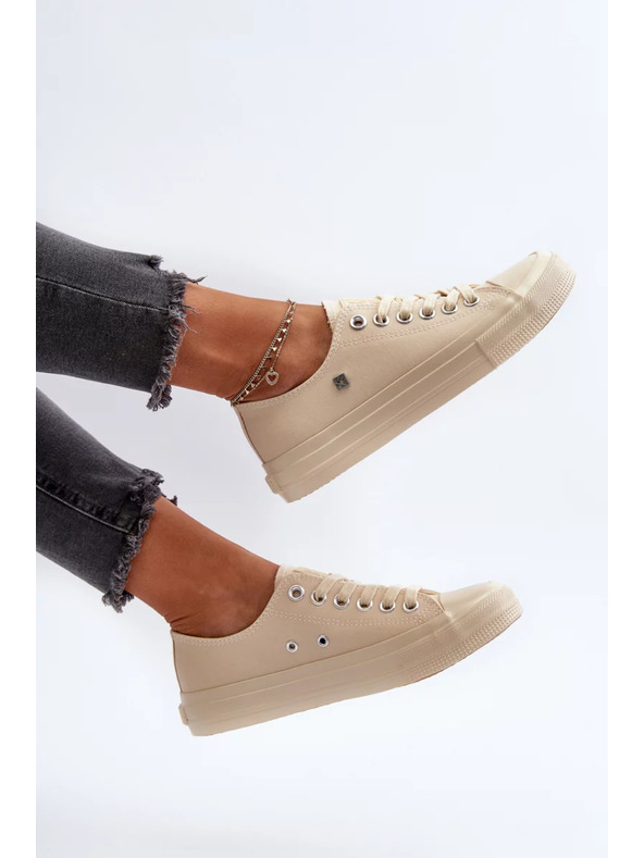 BIG STAR SHOES Класически дамски маратонки Big Star - Бежови