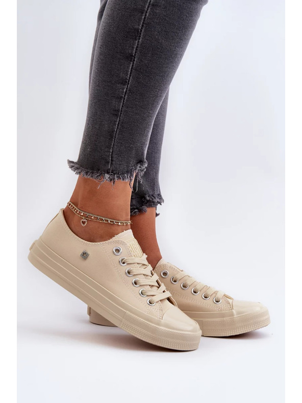 BIG STAR SHOES Класически дамски маратонки Big Star - Бежови