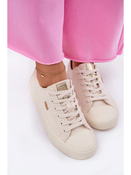 BIG STAR SHOES Дамски платнени маратонки Big Star – бежови