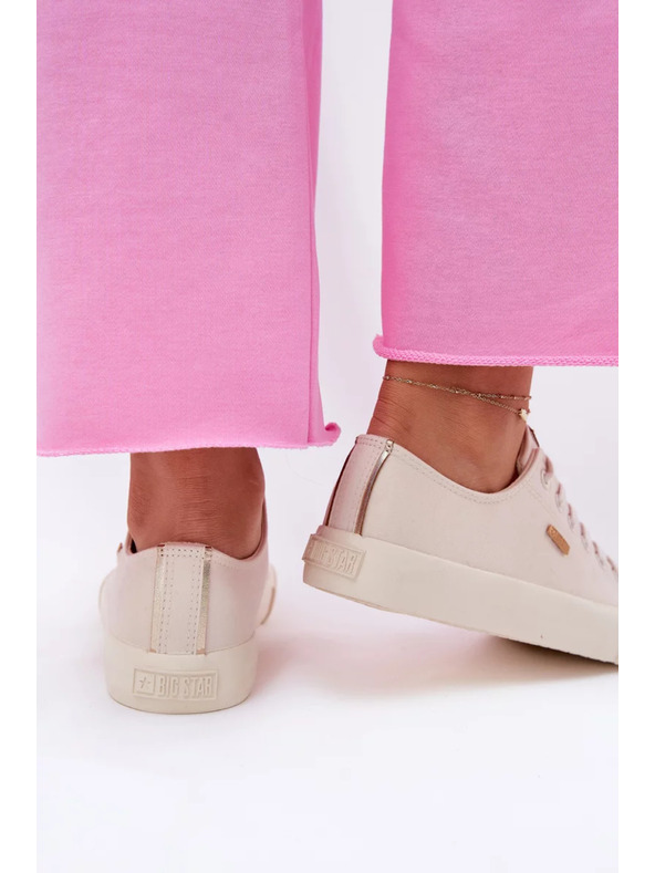 BIG STAR SHOES Дамски платнени маратонки Big Star – бежови