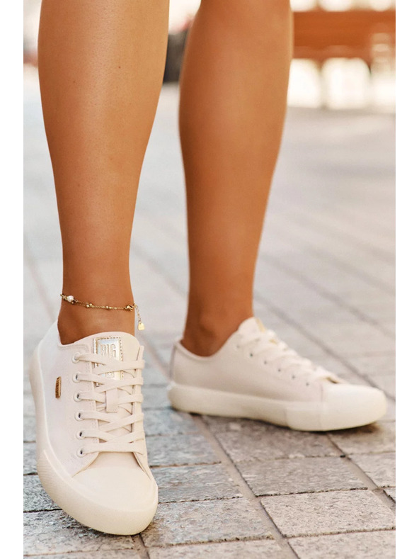 BIG STAR SHOES Дамски платнени маратонки Big Star – бежови