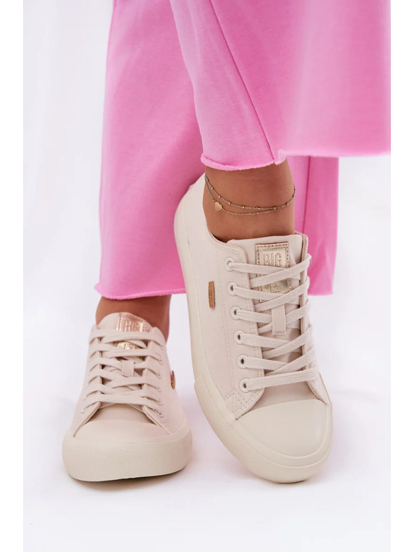 BIG STAR SHOES Дамски платнени маратонки Big Star – бежови