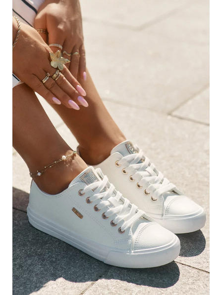 BIG STAR SHOES Дамски маратонки от еко кожа Big Star – бели