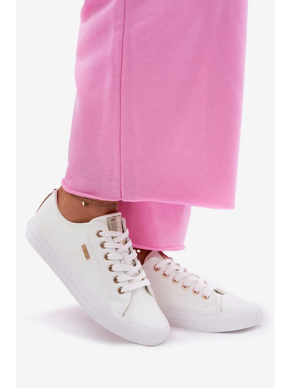 BIG STAR SHOES Дамски маратонки от еко кожа Big Star – бели