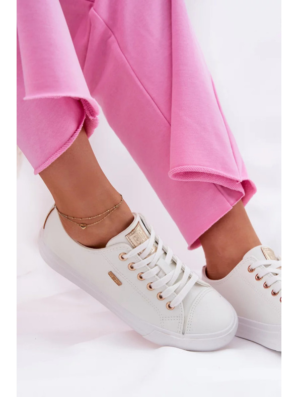 BIG STAR SHOES Дамски маратонки от еко кожа Big Star – бели