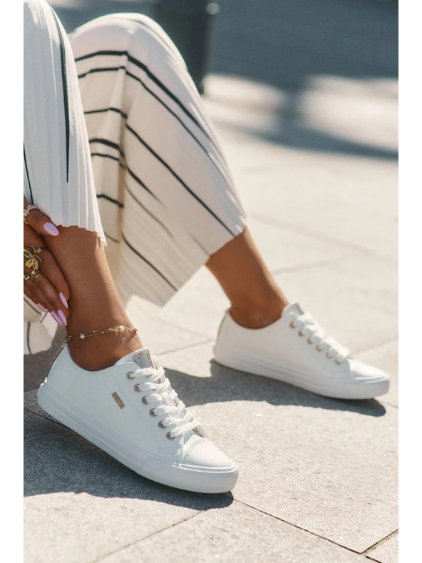 BIG STAR SHOES Дамски маратонки от еко кожа Big Star – бели