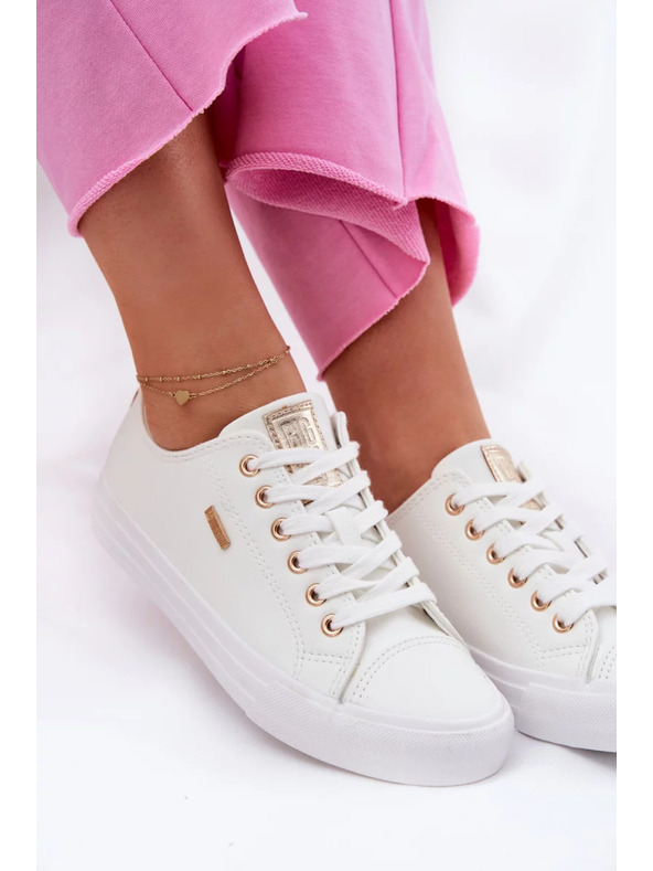 BIG STAR SHOES Дамски маратонки от еко кожа Big Star – бели