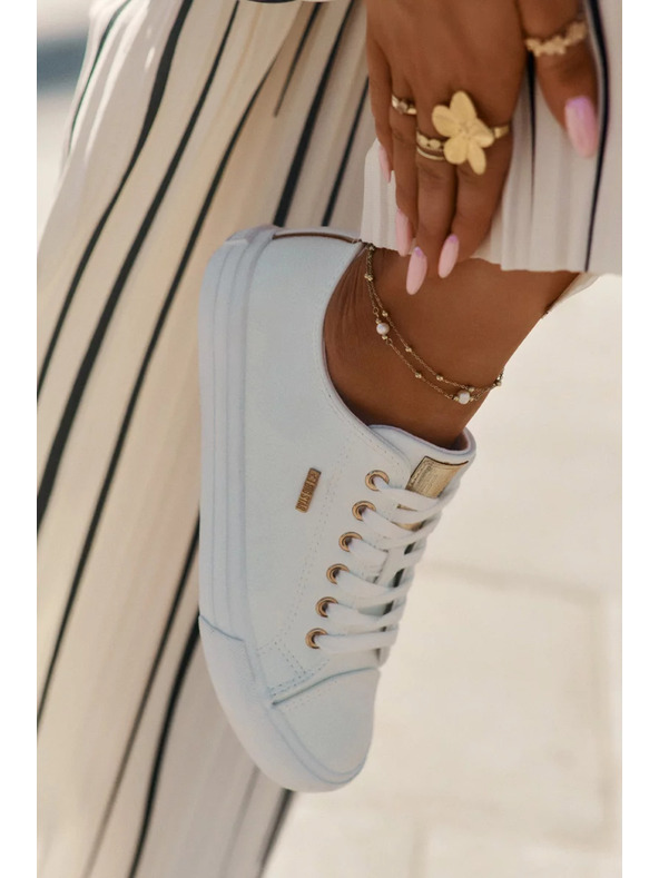 BIG STAR SHOES Дамски маратонки от еко кожа Big Star – бели