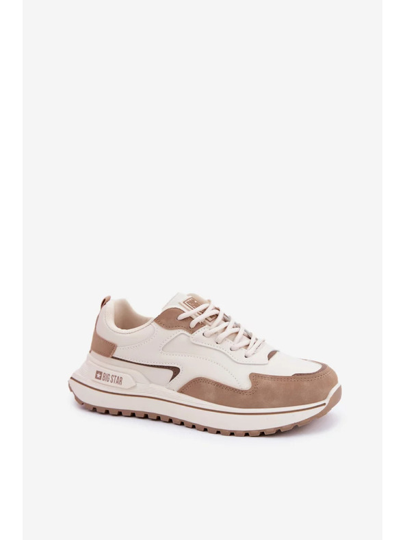BIG STAR SHOES Дамски маратонки Big Star HI-POLY SYSTEM – бежови