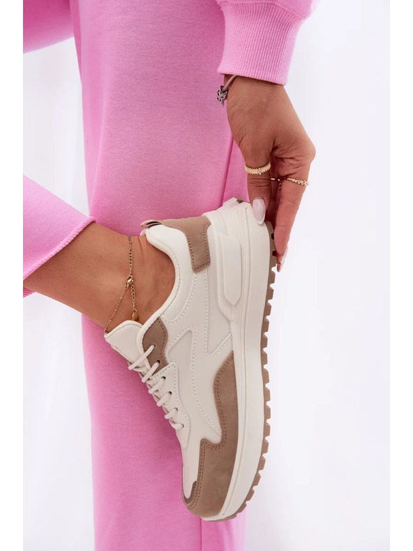 BIG STAR SHOES Дамски маратонки Big Star HI-POLY SYSTEM – бежови