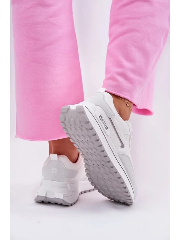 BIG STAR SHOES Дамски маратонки Big Star HI-POLY SYSTEM – бели