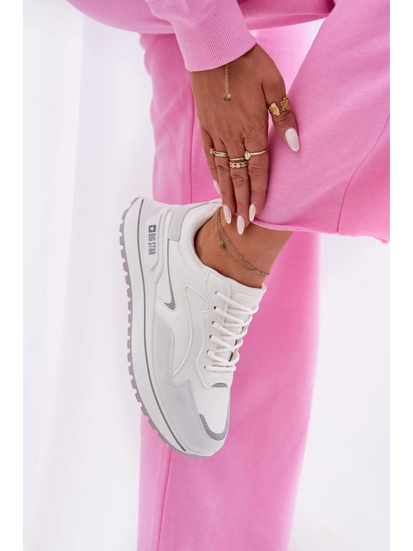 BIG STAR SHOES Дамски маратонки Big Star HI-POLY SYSTEM – бели