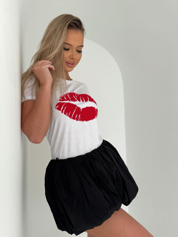 Edoti Бяла памучна тениска SLR098 OTHER