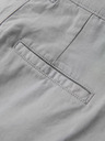Ombre Clothing Мъжки класически чино къси панталони с подгъната сгъвка - сиви