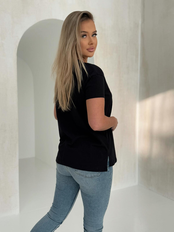 Edoti Черна Oversize тениска