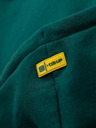 Ombre Clothing Унисекс суитшърт с джобове и качулка - тъмнозелен