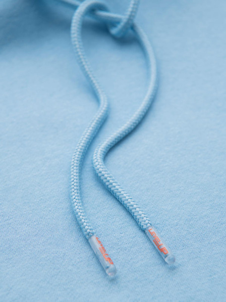 Ombre Clothing Унисекс суитшърт с качулка и джобове - син