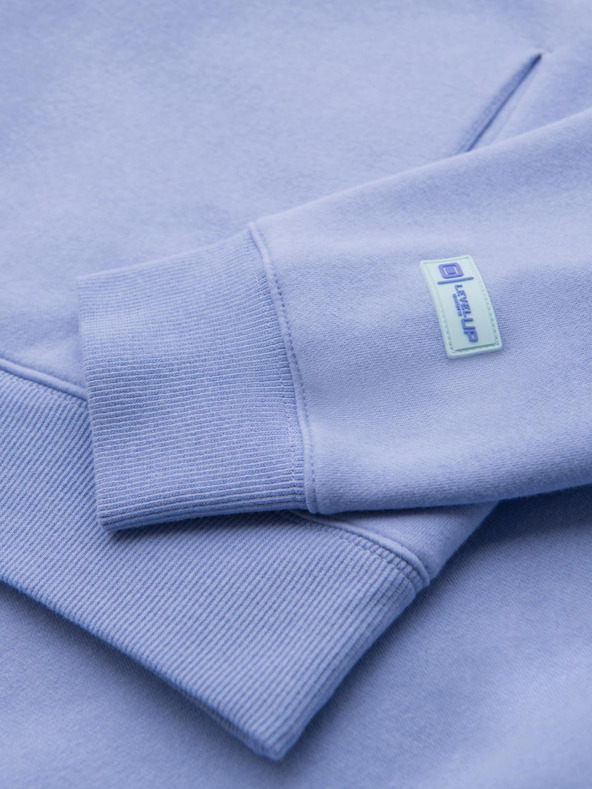 Ombre Clothing Унисекс суитшърт с качулка и джобове - лавандула