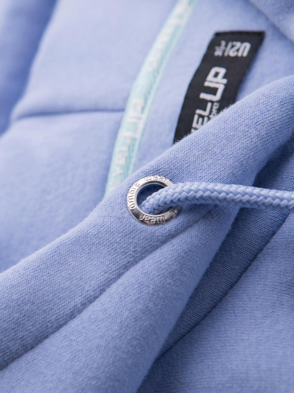 Ombre Clothing Унисекс суитшърт с качулка и джобове - лавандула