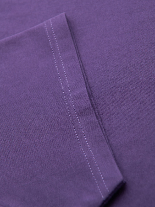 Ombre Clothing Мъжка класическа памучна тениска BASIC - лилава