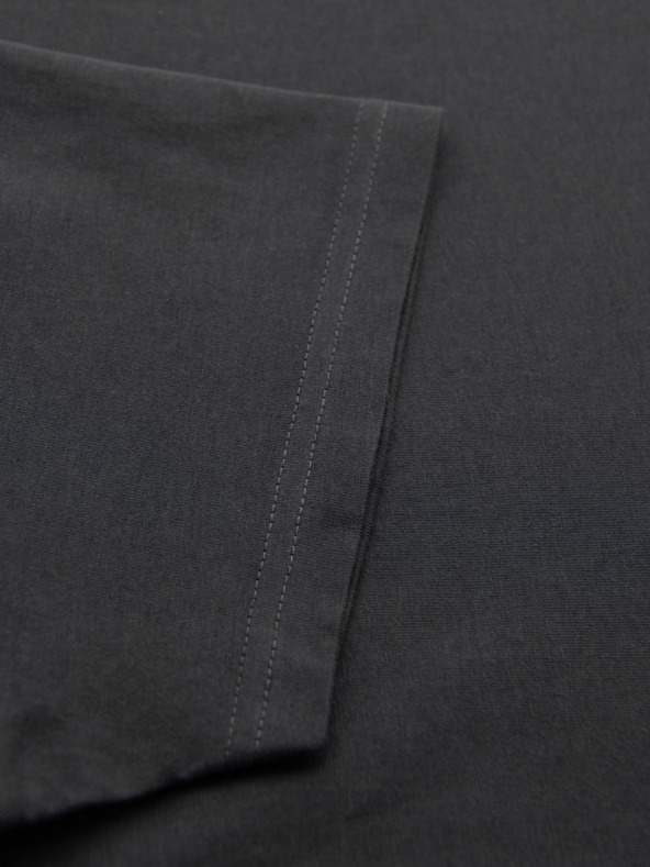 Ombre Clothing Мъжка класическа памучна тениска BASIC - сива