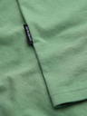 Ombre Clothing Памучна класическа мъжка тениска BASIC с V-образно деколте - зелена
