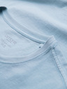 Ombre Clothing Мъжка класическа памучна тениска BASIC - светлосиня
