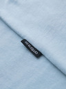 Ombre Clothing Мъжка класическа памучна тениска BASIC - светлосиня
