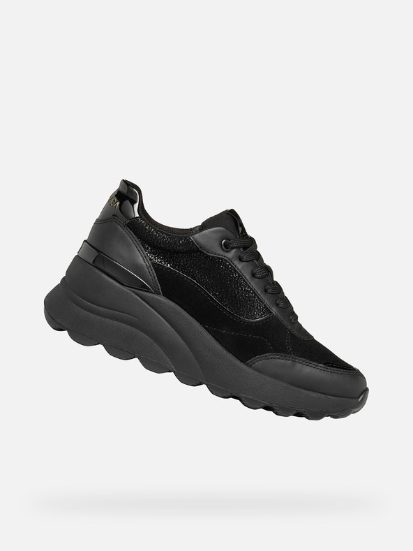 Geox Черни дамски маратонки Geox Spherica EC13