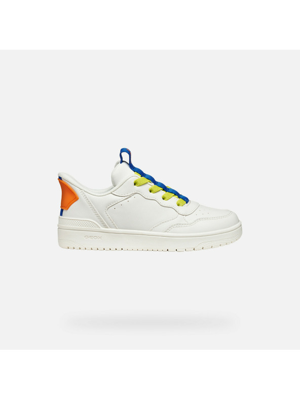 Geox Бели момчешки тенис обувки Geox Washiba Fast In