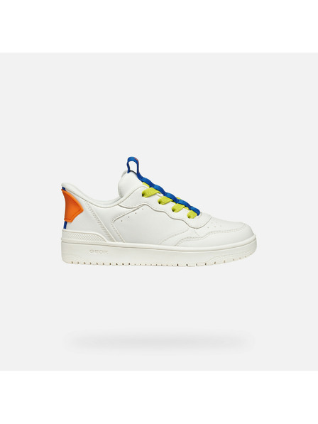 Geox Бели момчешки тенис обувки Geox Washiba Fast In