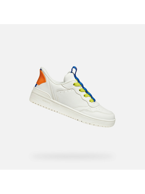 Geox Бели момчешки тенис обувки Geox Washiba Fast In