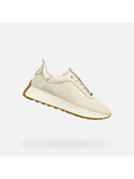 Geox Кремави дамски маратонки Geox Amabel