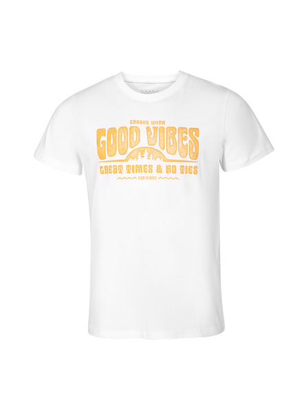 NAX Мъжка памучна тениска nax NAX OKAM бяло