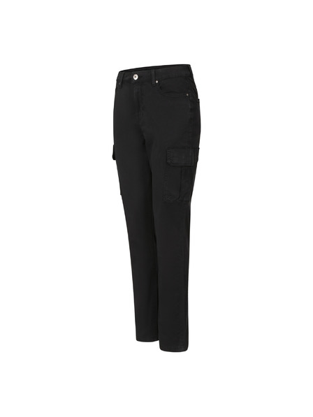 ALPINE PRO Дамски памучни панталони с джобове ALPINE PRO KALLA black